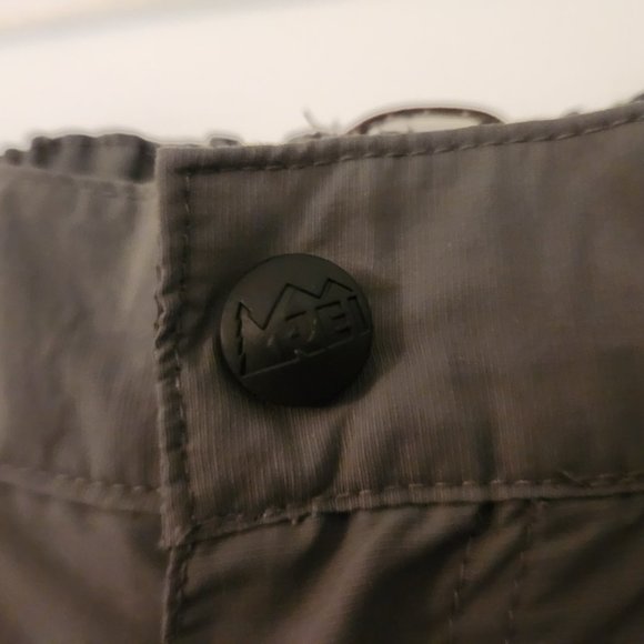 REI Pants Men's LG 34W Lightweight Hiking Zip Off Legs Relaxed Fit Pockets Olive - Picture 3 of 16